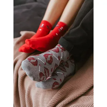 Pánské oblečení Ponožky 136-KL053 Melange Grey - Steven 41/43