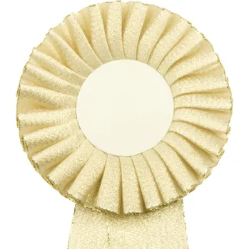 Kokarda jednořadá STANDARD, průměr 11 cm, zlatá