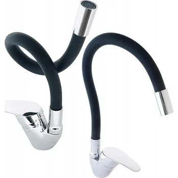 Vodovodní baterie Stojánková kuchyňská baterie Maibang FLEX černá, stříbrná