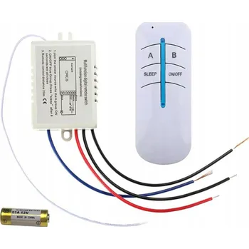 vypínač Jednopólový vypínač Klasik, Ovládaný dálkovým ovladačem Aptel bílý APT_AG132A