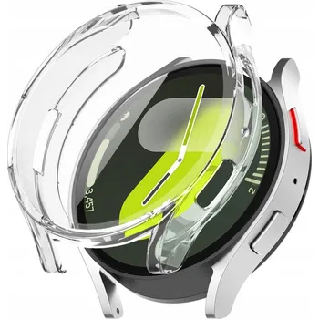 Pouzdro na mobilní telefon 2v1 SILIKONOVÉ POUZDRO S KRYTEM PRO SAMSUNG GALAXY WATCH 7 44MM CASE OBUDOWA