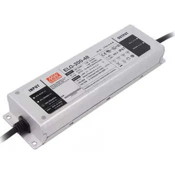 Napájecí zdroj pro osvětlení Napájecí zdroj spínaný - ELG-200-48 Mean Well IP67