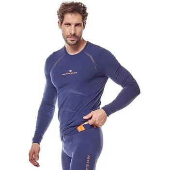 Pánské tričko Fitness tričko 22969 Skin blue - HENDERSON tmavě modrá XXL