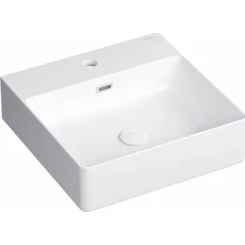 Umyvadlo Umyvadlo na desku obdélníkové Omnires Garland 43 cm bílé