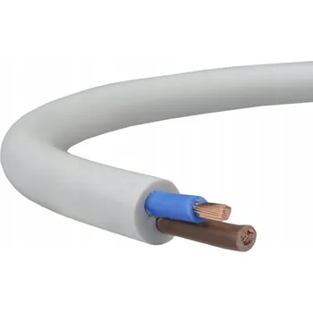 elektrický kabel Kulatý elektrický kabel, flexibilní (šňůra) OWY Elektrokabel 2 x 1,0