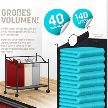 KESSER Koš na prádlo Třídič prádla