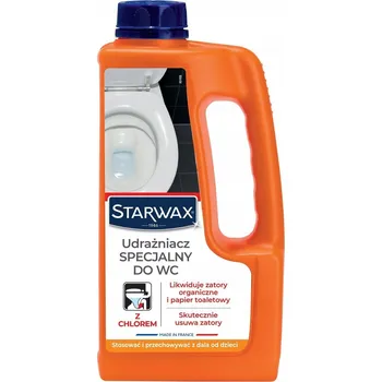 Starwax Speciální čistič odpadů do WC, silný s chlorem 1 L