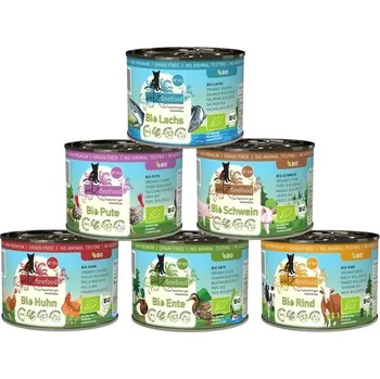 Krmivo pro kočku Catz Finefood Bio Multipack I N.503-513 konzervy 6x200g