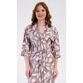 Dámský župan Dámský župan krátký Klára bílá káva 3XL