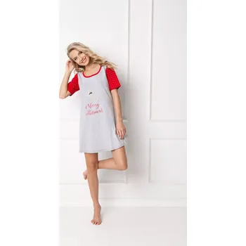 Dámská noční košile Dámská košile Cookie Grey chemise - Aruelle S