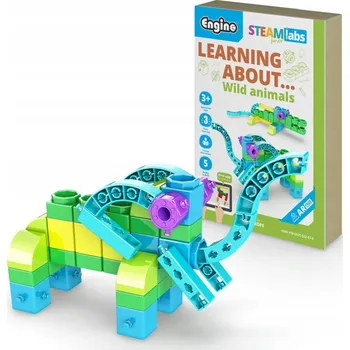 ostatní stavebnice ENGINO Stavebnice - Divoká Zvířátka pro Děti 3+: Interaktivní Učení