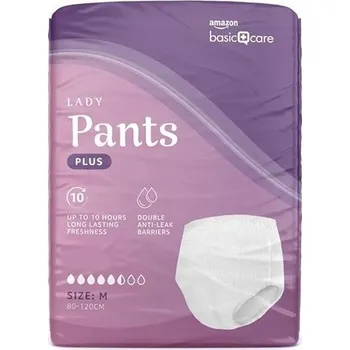 Kalhotky AMAZON BASIC LADY PANTS NORMAL ABSORPČNÍ KALHOTKY 80-120 CM M 10 KS 3E40