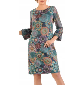 Dámské šaty Klasické midi koktejlové šaty Carla Moreno velikost 38