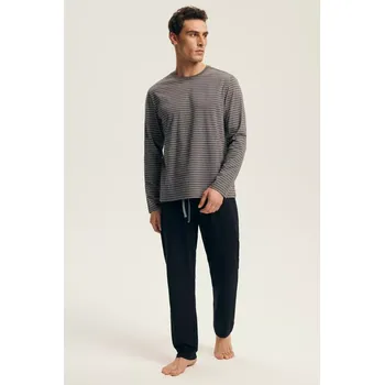 PÁNSKÉ PYŽAMO NOVÉ 43455 AW25 grafit XL