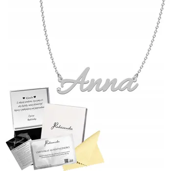 Náhrdelník Náhrdelník se jménem Anna Stříbro Plíšek