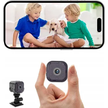 IP kamera Mini kamera MKH18 Full HD (1920 x 1080) s Wi-Fi, baterie 10000 mAh, 64 GB