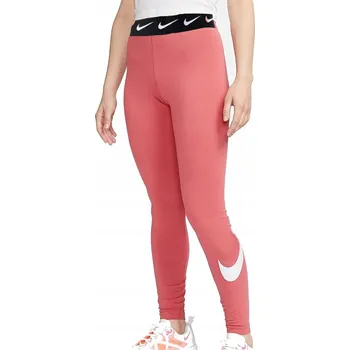 Dámské legíny Legíny Nike Přiléhavý Střih Vysoký Pas Dlouhé DH5014-622 M