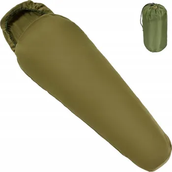 Spacák SPACÍ PYTEL TURISTICKÝ VOJENSKÝ FLEECOVÝ Mil-Tec 2v1 VLOŽKA ZATEPLOVACÍ OLIVOVÝ