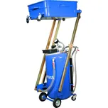 Olejová jímka pneumatická, pojízdná, objem 90 litrů, se záchytnou vanou - ASTA