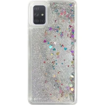 Pouzdro na mobilní telefon Bestphone Zadní Kryt pro Samsung Galaxy A51, stříbrné