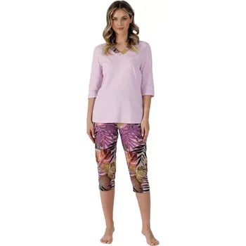 DÁMSKÉ PYŽAMO HABIKA 1493 Růžová M