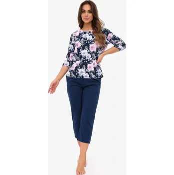 Pánské pyžamo Cornette 147/465 Anabel 3/4 S-2XL dámské pyžamo tmavě modrá XL