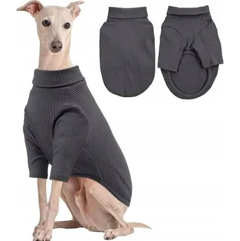 Obleček pro psa Obleček Pyžamo Tričko pro psa teplé s dlouhými rukávy vel. L Šedé