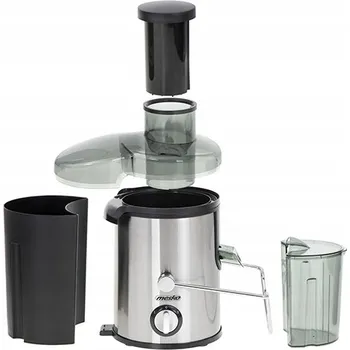 Odšťavňovač Odstředivka na ovoce a zeleninu Mesko MS4126b, černá, 600 W