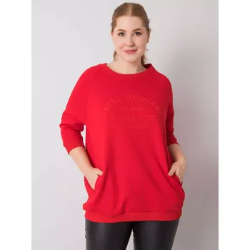 Dámská mikina Mikina RV BL 6938.70P červená jedna velikost