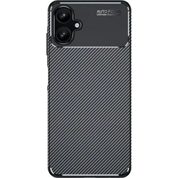 Pouzdro na mobilní telefon PEVNÉ POUZDRO CARBON CASE COVER KRYT FUTRÁL pro iPhone 17 Air, černé