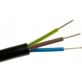 elektrický kabel NKT kabel 3x2,5 YKYżo 0,6/1kV černý 112271061D0500 1m