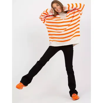 Dámský svetr Dámský svetr TW SW BI M59 oranžový jedna velikost