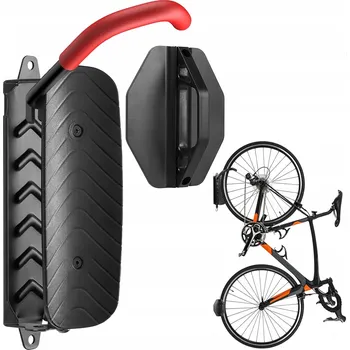 Věšák VĚŠÁK STOJAN NA KOLO NA ZEĎ DRŽÁK HÁK NA KOLO NÁSTĚNNÝ SILNÝ PRO PŘÍKOP