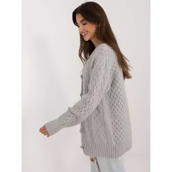 Dámský svetr Jumper AT SW 23525.21 šedý jedna velikost