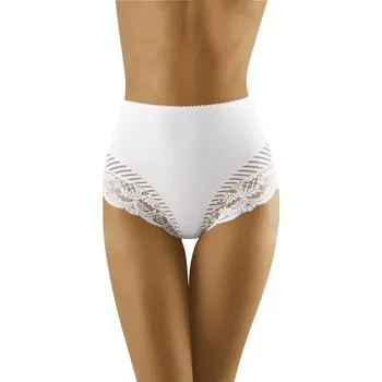 Dámské spodní prádlo Eco-Ou Bílé kalhotky - Wol-Bar M