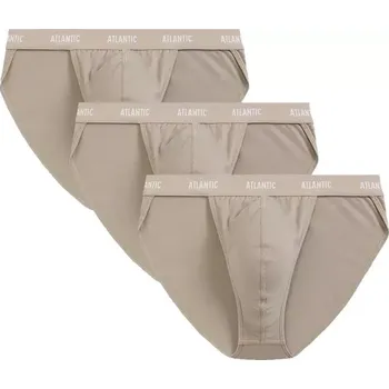 Pánské tanga Pánská tanga 3 pack 1582 beige - Atlantic Béžová XXL