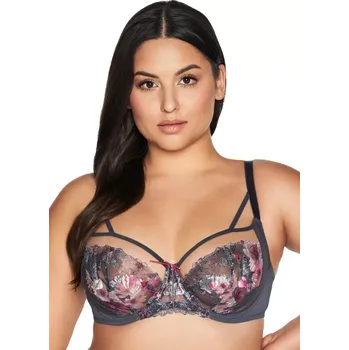 Podprsenka PODPRSENKA AV 2123 ŠEDÁ MAXI SSS Šedá 100E