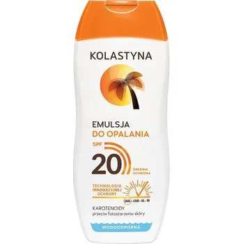 Opalování Emulze na opalování Kolastyna ochranná voděodolná SPF 20 200 ml