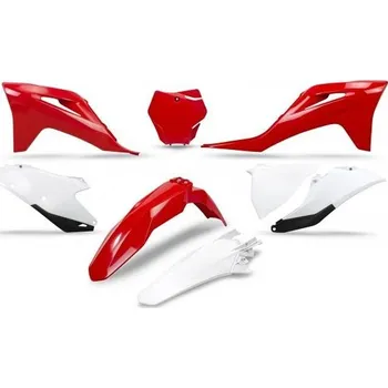 UFO sada plastů GAS GAS MC 125 / 250 '21-'23, EX 250 / 300 '21-'23, MC-F / EX-F 250 / 350 / 450 '21-'23 (červená/bílá)