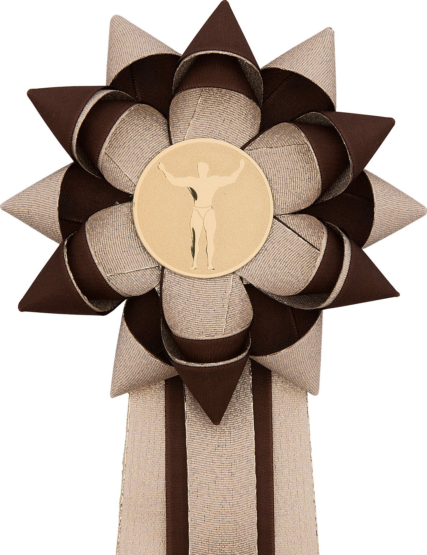 Kokarda třířadá KVĚTINA, průměr 16 cm