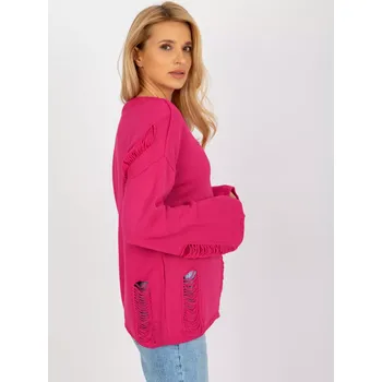 Dámský svetr Dámský svetr BA SW 8043 .08X fuchsiová - FPrice jedna velikost