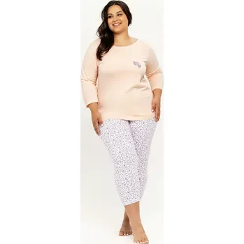 Pánské pyžamo Taro Ariella 3256 3/4 2XL-3XL Z24/25 dámské pyžamo meruňka XXL