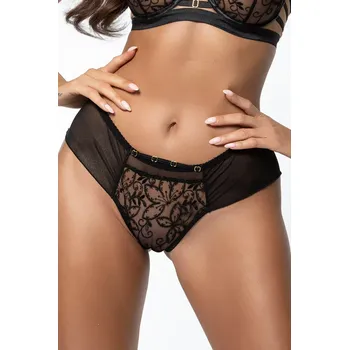 Dámské erotické kalhotky Provázek Brasiliana V-10555 černý - Axami M