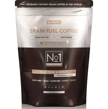 Káva Káva rozpustná BeKeto Brain Fuel Coffee French Vanilla 250 g