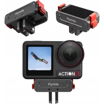 Příslušenství pro videokameru Stabilizátor ruční Flymile Držák typu GoPro pro DJI Osmo Action 5 Pro / 4 / 3 černý