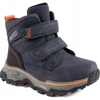 Dámská obuv Linshi Dětské kozačky nubuk modré velikost 28