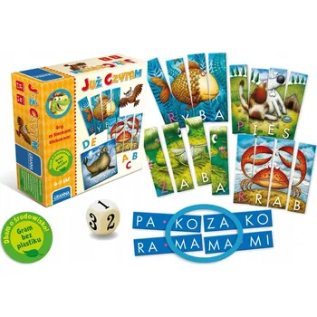 Desková hra Stolní hra Už čtu: Hraj si s drakem Obibokem Granna