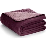 Růžový přehoz přes postel AmeliaHome Laila Mauve, 260 x 240 cm ID_1355287