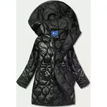 Černá dámská bunda s ozdobným prošíváním (AG1-J9086) odstíny černé S (36)