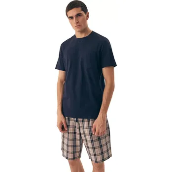 Pánské pyžamo Pánské pyžamo 42617 Dexter - HENDERSON tmavě modrá XXL